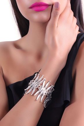 دستبند جواهر زنانه فلزی LABALABA - کد 44624674
