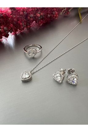 ست نقره زنانه زیرکن Zeta Jewel - کد 756285346