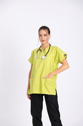 لباس کار سبز Raven Uniform - کد 867584619
