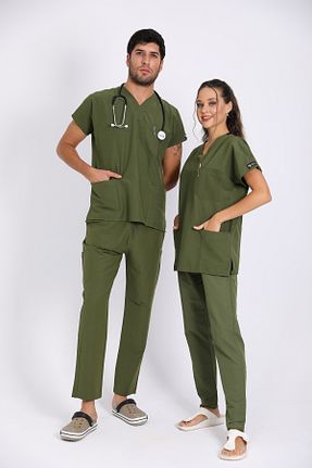 لباس کار سبز Raven Uniform - کد 867583635
