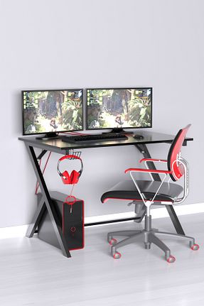 میز گیمینگ مشکی Evdemo - کد 345604050