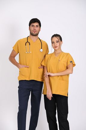 لباس کار زرد Raven Uniform - کد 867586357