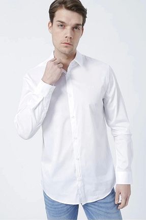 پیراهن سفید مردانه رگولار Guess - کد 278846711