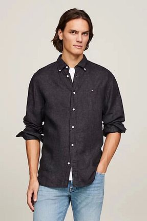 پیراهن مشکی مردانه رگولار Tommy Hilfiger - کد 824681657