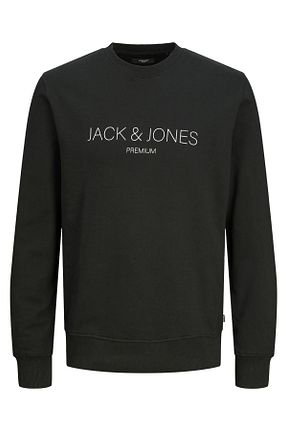 سوئیشرت مشکی مردانه ساده Jack & Jones - کد 848821392
