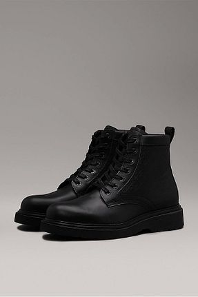 بوت / نیم بوت مشکی مردانه پاشنه تخت Calvin Klein - کد 856697933
