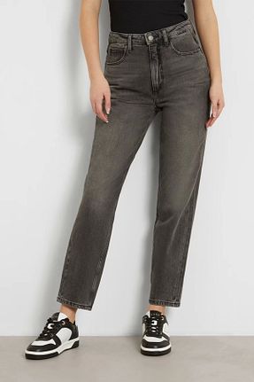 شلوار جین طوسی زنانه پاچه ساده Guess - کد 362288325