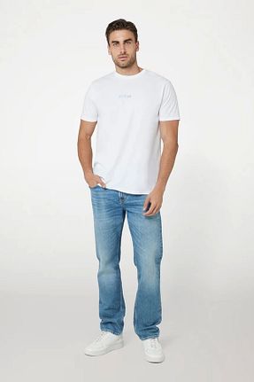 شلوار بژ مردانه جین Guess - کد 855313356