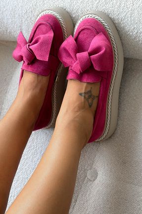 کفش اسنیکر صورتی زنانه جیر Shoebutik - کد 812321019