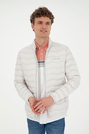 کاپشن بژ مردانه پلی استر U.S. Polo Assn. - کد 833126120