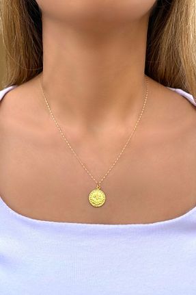 گردنبند طلا طلائی زنانه 14 عیار Altınaşkı - کد 867305058