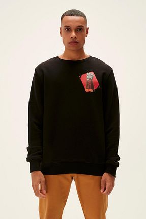 سوئیشرت اسپرت مشکی مردانه Fitted Bad Bear - کد 745930443