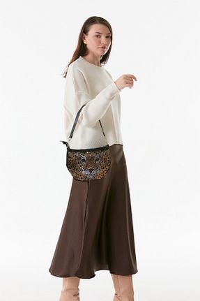 کیف دستی قهوه ای زنانه سایز متوسط Fullamoda - کد 847737104