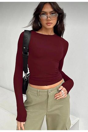 بادی زرشکی زنانه یقه دوچرخه MEGOMEL - کد 867340557