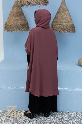 پانچو حجاب نارنجی زنانه پنبه ای VALENS BOUTİQUE - کد 867341066