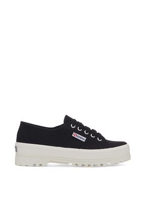 کفش اسنیکر مشکی زنانه بند دار Superga - کد 701514348