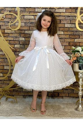 لباس سفید بچه گانه دانتل Şenkız - کد 867759924