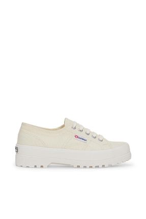 کفش اسنیکر بژ زنانه بند دار Superga - کد 797193948