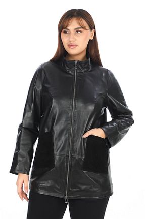 کاپشن مشکی زنانه رگولار shop - کد 867680302