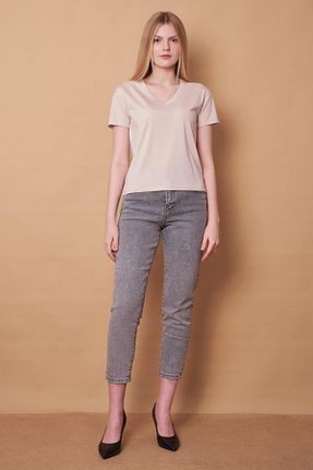 بلوز طوسی زنانه ساده Jument - کد 801437532