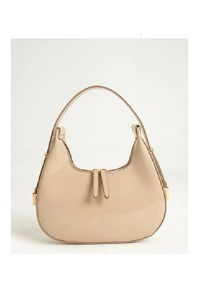 کیف دوشی بژ زنانه چرم مصنوعی GÇA Moda - کد 867382306