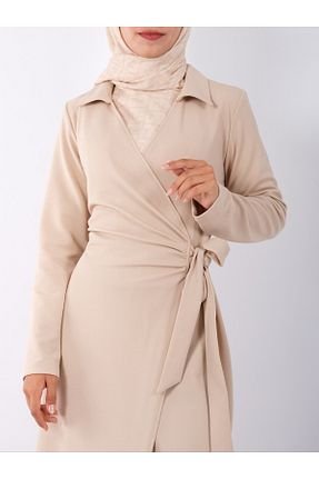 لباس حجاب بژ زنانه رگولار Modamorfo - کد 859782662