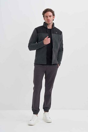 رویه طوسی مردانه بافتنی Cazador - کد 850421074