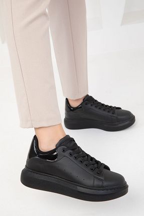 کفش اسنیکر مشکی زنانه بند دار SOHO - کد 863427011