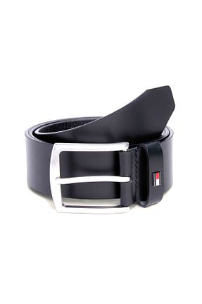 کمربند مشکی مردانه چرم خالص Tommy Hilfiger - کد 853659079