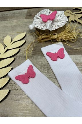 جوراب سفید بچه گانه پنبه ای Feriatolye - کد 867428319