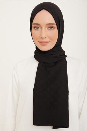 شال مشکی زنانه پنبه پلی استر Armine - کد 782136133