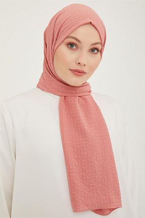 شال صورتی زنانه پلی استر Armine - کد 705125285