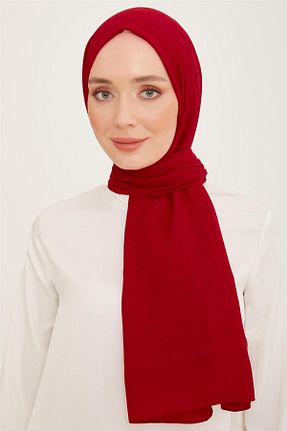 شال قرمز زنانه پلی استر Armine - کد 768132077