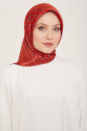 روسری قهوه ای İpek Tivil Armine - کد 807025431