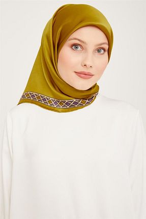 روسری طوسی ساتن Armine - کد 757951096