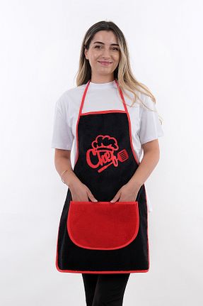 دستکش و پیشبندآشپزخانه مشکی میکروفیبر sevilya - کد 862752116