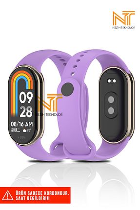 بند ساعت هوشمند بنفش Nezih Case - کد 867447557