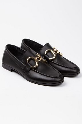 بابت مشکی زنانه چرم خالص ezmoda - کد 761495872
