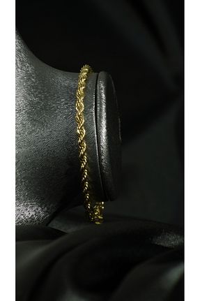 دستبند جواهر طلائی زنانه رودیوم BM BİJUTERİ - کد 867492664