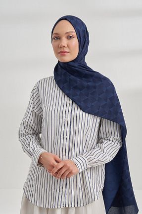 شال سرمه ای زنانه پلی استر ARMANDA - کد 867540284
