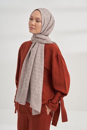 شال قهوه ای زنانه پلی استر ARMANDA - کد 867540298
