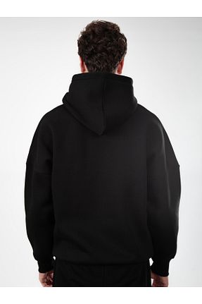 سوئیشرت مشکی مردانه ساده Coredra - کد 867550056