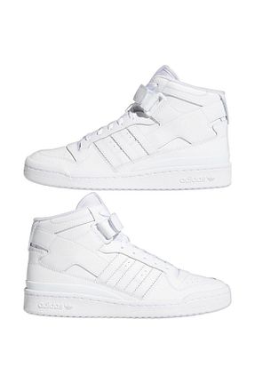کفش بسکتبال سفید مردانه چرم مصنوعی adidas - کد 94550426