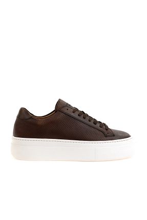کفش اسنیکر قهوه ای مردانه بند دار U.S. Polo Assn. - کد 867561891