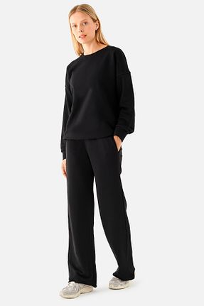 شلوار کرمگن مشکی زنانه Flare Superstacy - کد 867570905