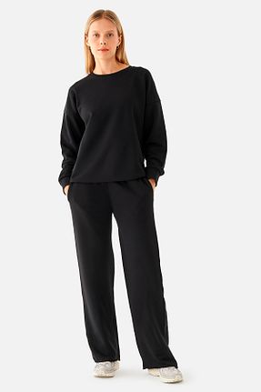 شلوار کرمگن مشکی زنانه Flare Superstacy - کد 867570905