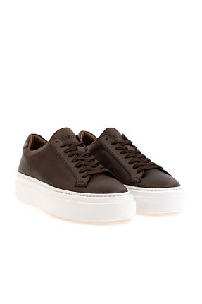 کفش اسنیکر قهوه ای مردانه بند دار U.S. Polo Assn. - کد 867561891