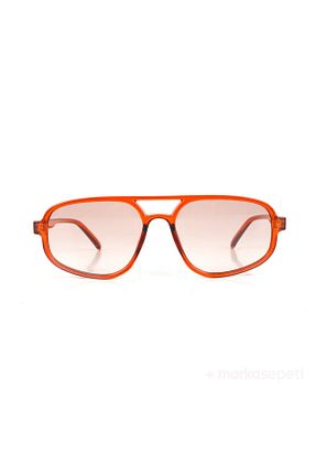 عینک آفتابی نارنجی زنانه UV400 Markasepeti - کد 867566141