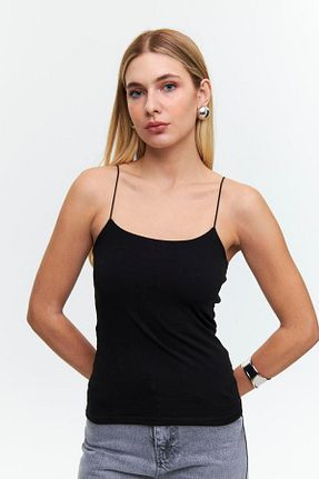 بادی مشکی زنانه یقه مربعی Tuba Butik - کد 814956795