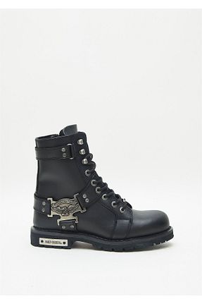 بوت / نیم بوت مشکی مردانه چرم خالص Harley Davidson - کد 1263576